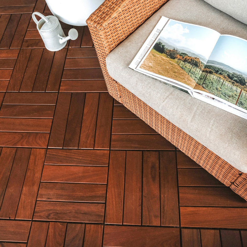 Ipe Hardwood Deck Tiles (10 SF)