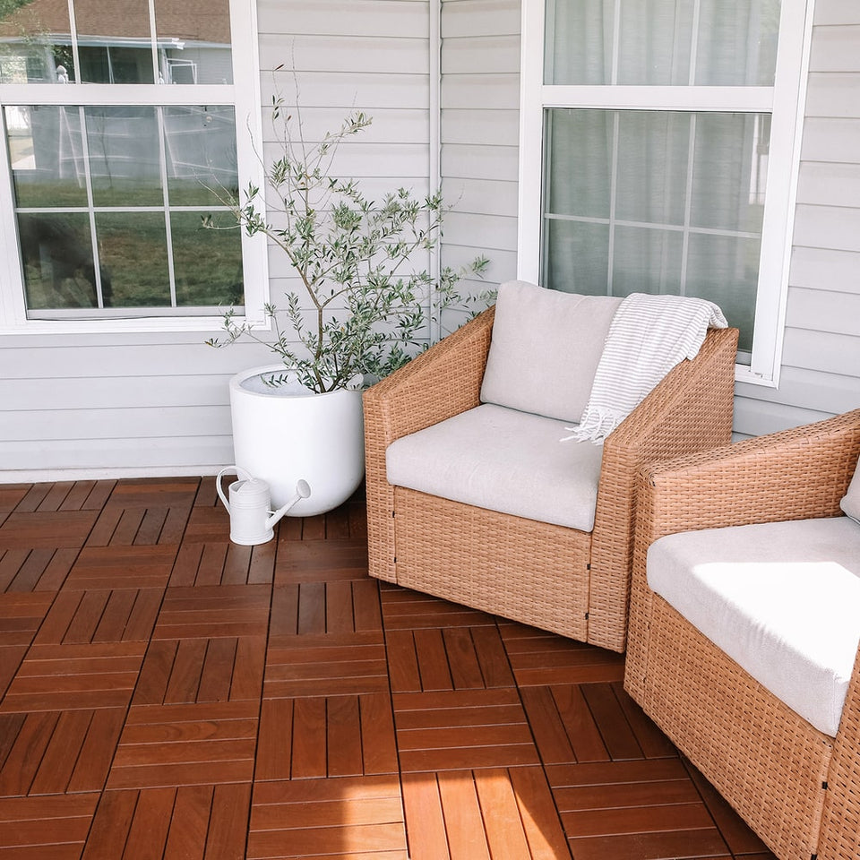 Ipe Hardwood Deck Tiles (10 SF)