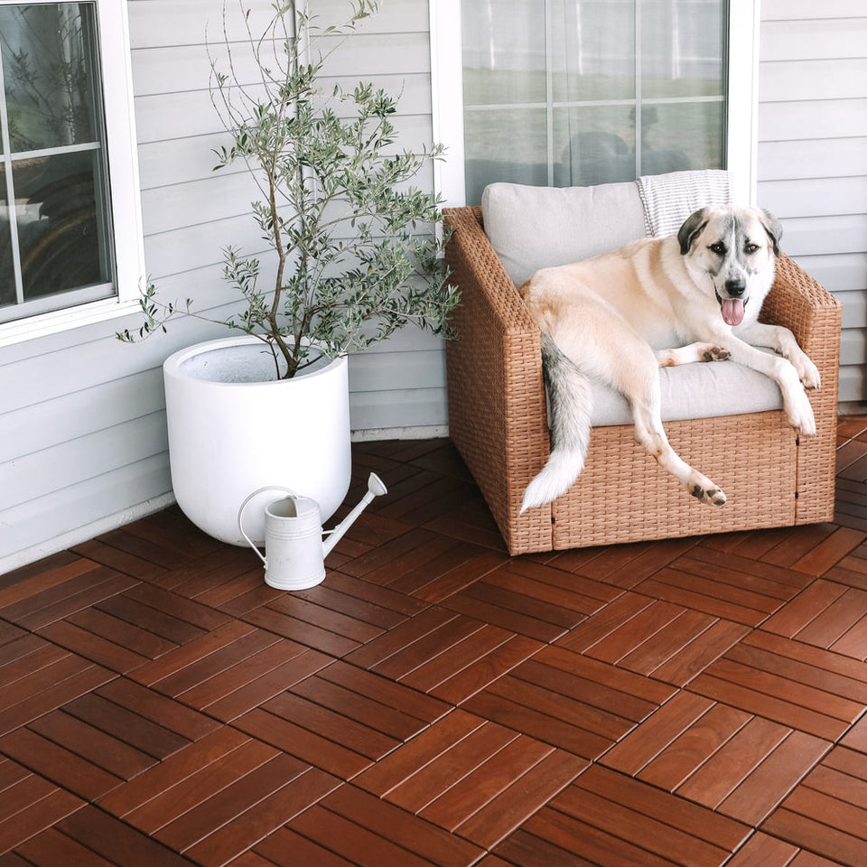 Ipe Hardwood Deck Tiles (10 SF)