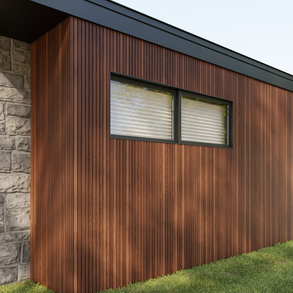 Thermo Ash Slat Wall Siding (15 SF)