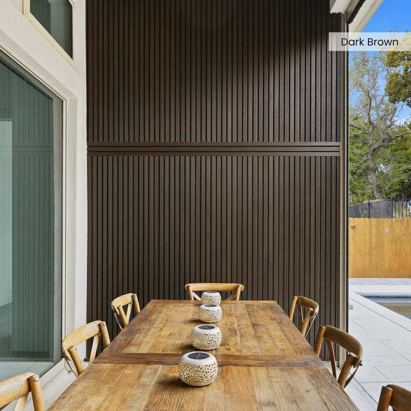 Composite Wide Slat Cladding