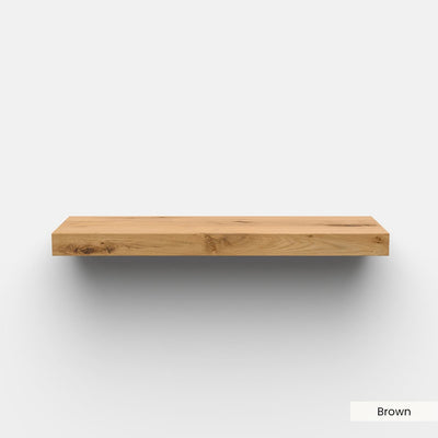 Floating Wood Shelves (w/ Hardware)