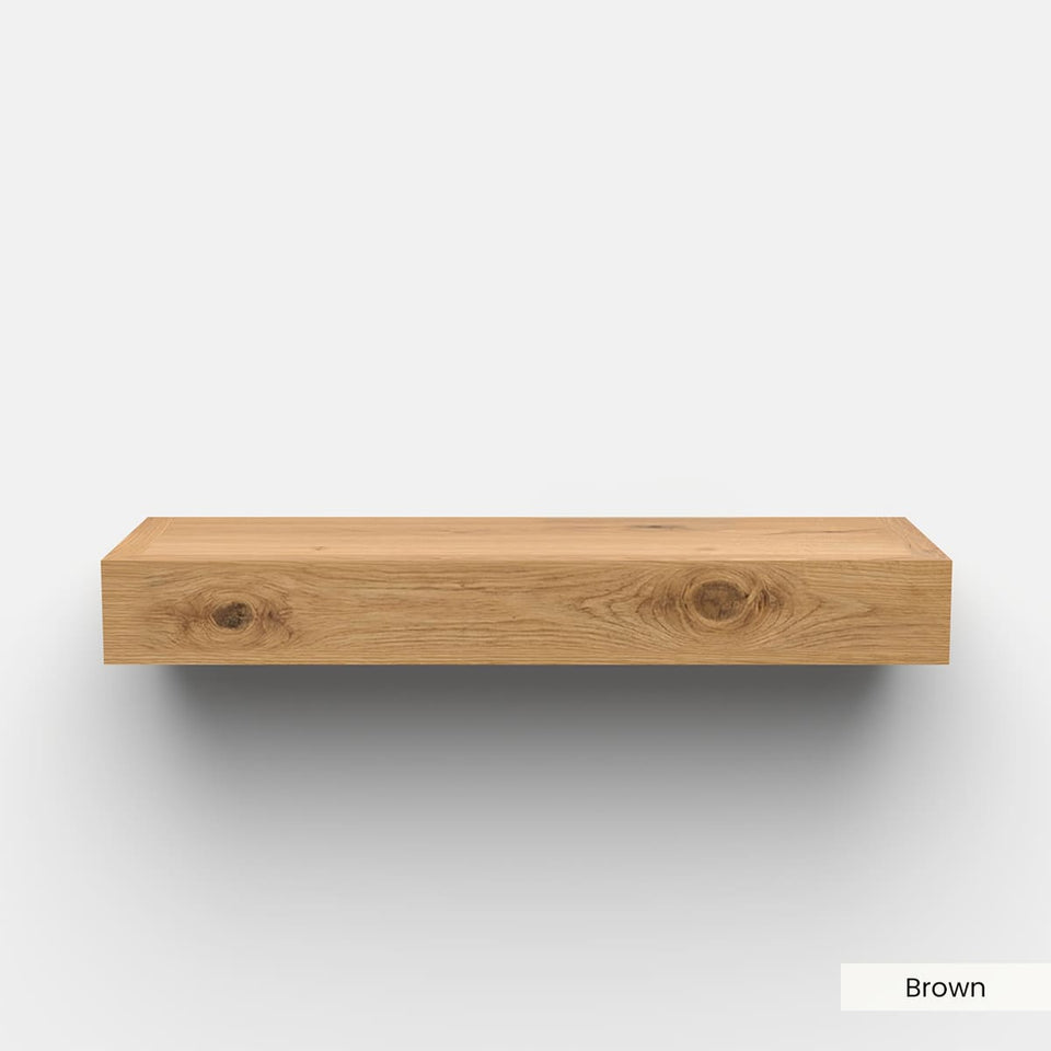 White Pine Floating Shelves (3")