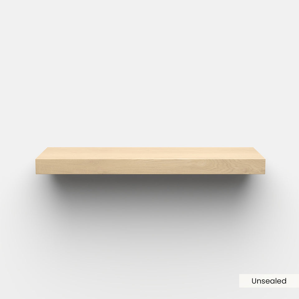 White Oak Floating Shelves
