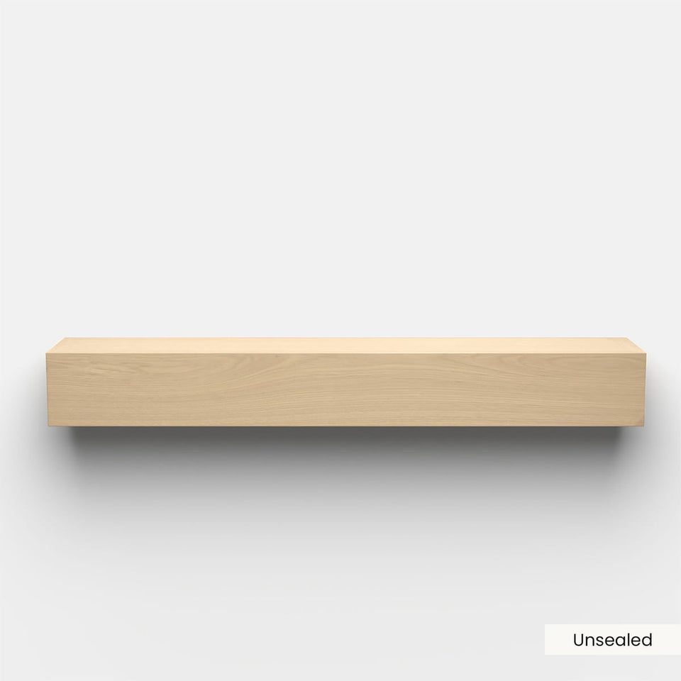 Modern White Oak Mantels