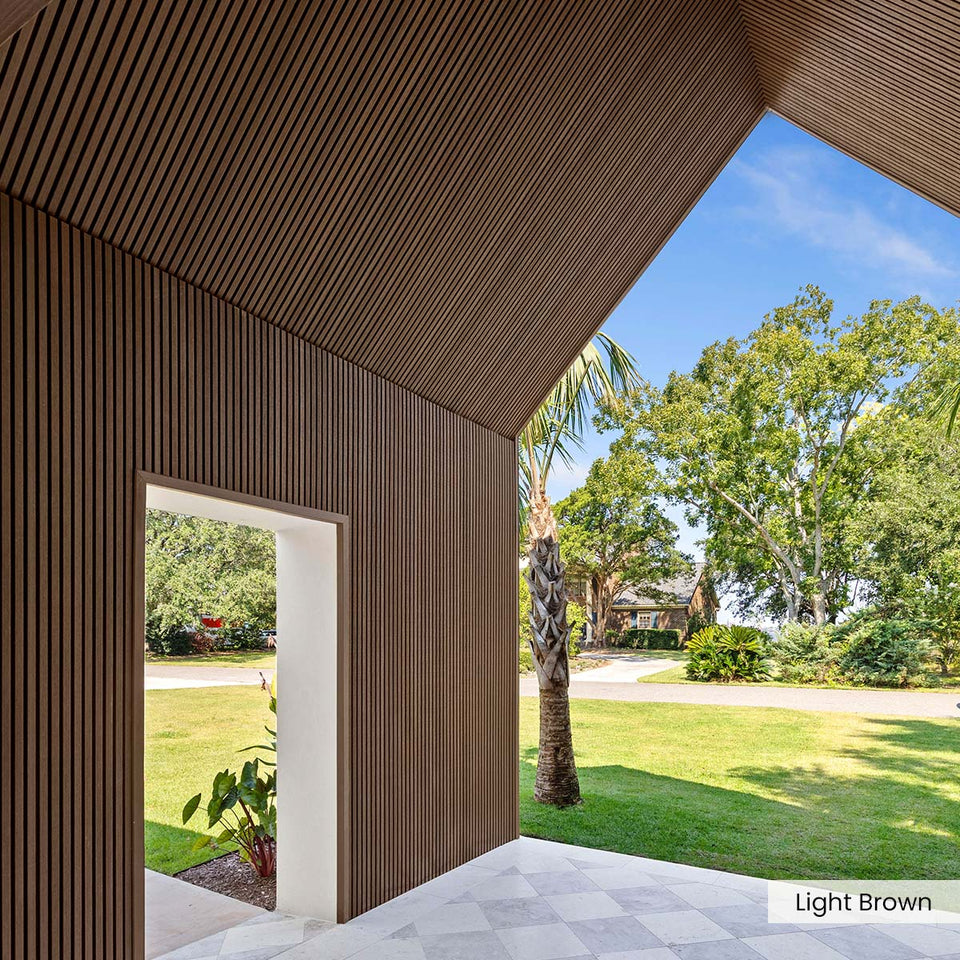 Composite Narrow Slat Exterior Cladding (16.8 SF)