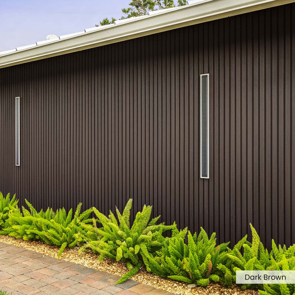 Composite Wide Slat Exterior Cladding (21 SF)