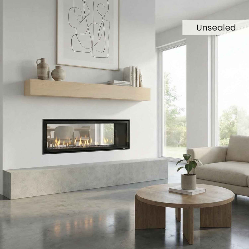Modern White Oak Mantels