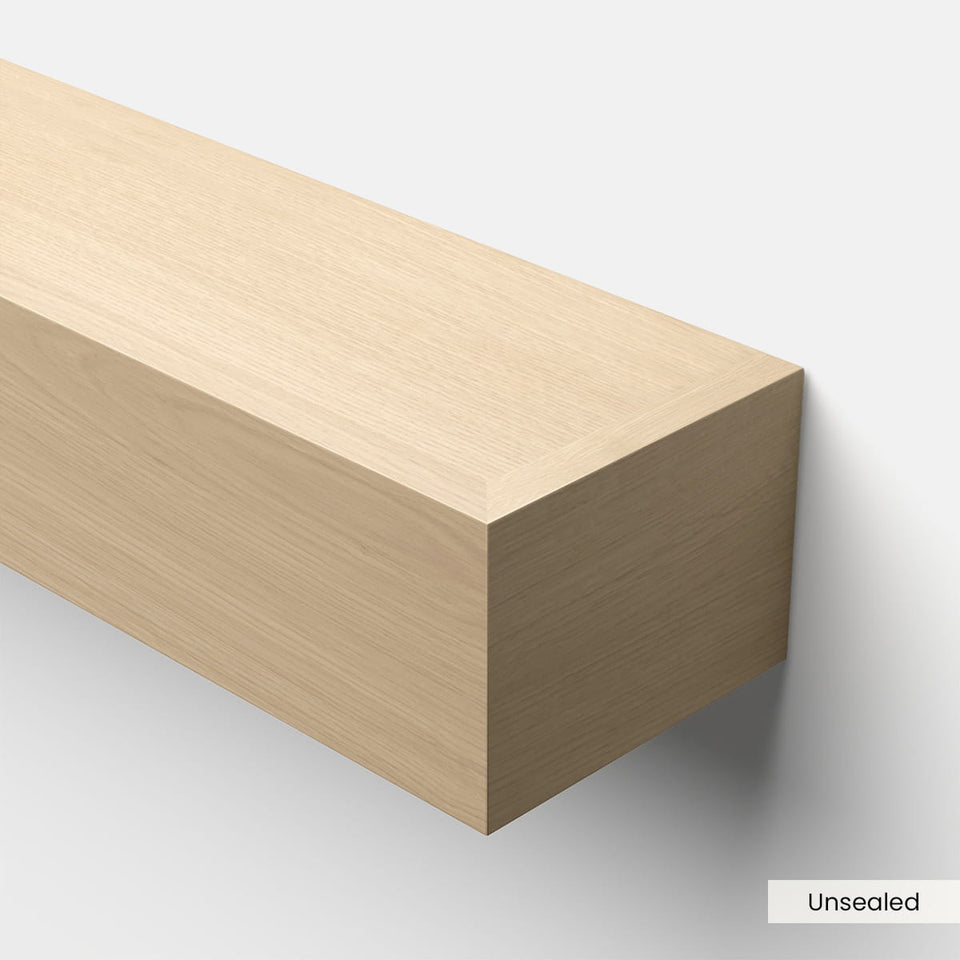 Modern White Oak Mantels