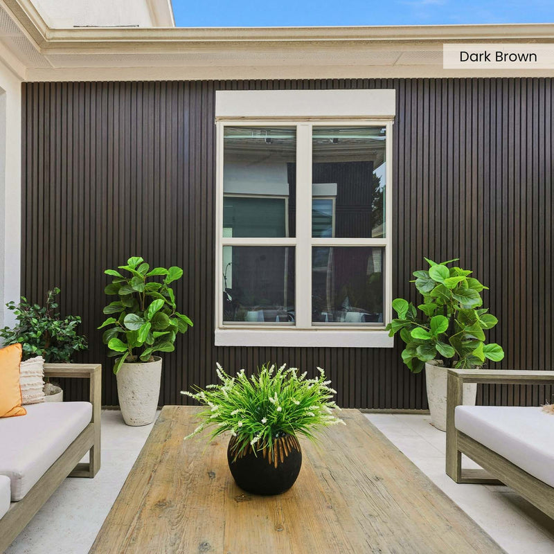 Composite Wide Slat Cladding