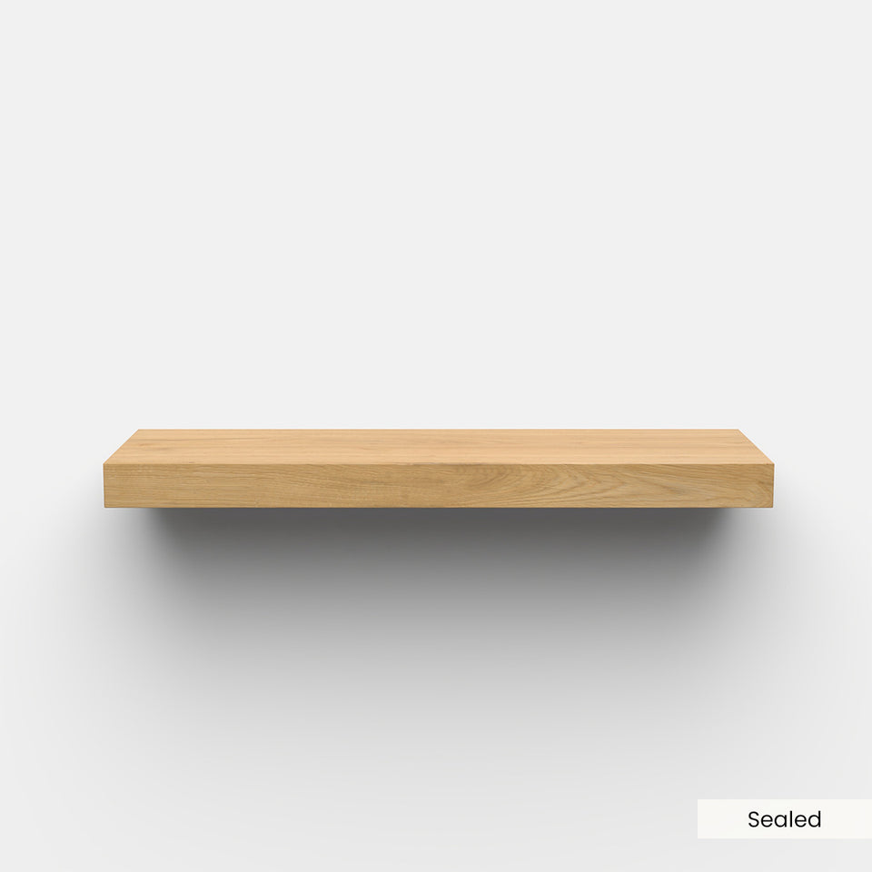 White Oak Floating Shelves