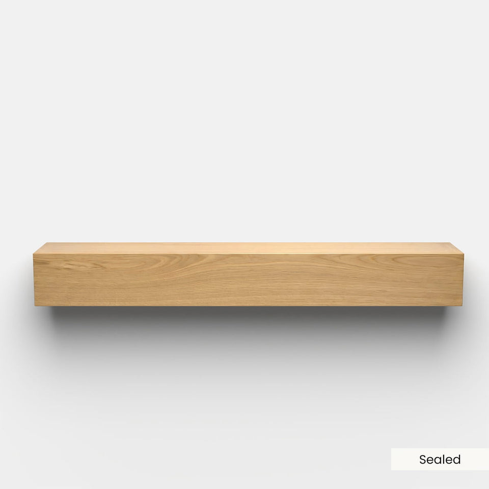 Modern White Oak Mantels