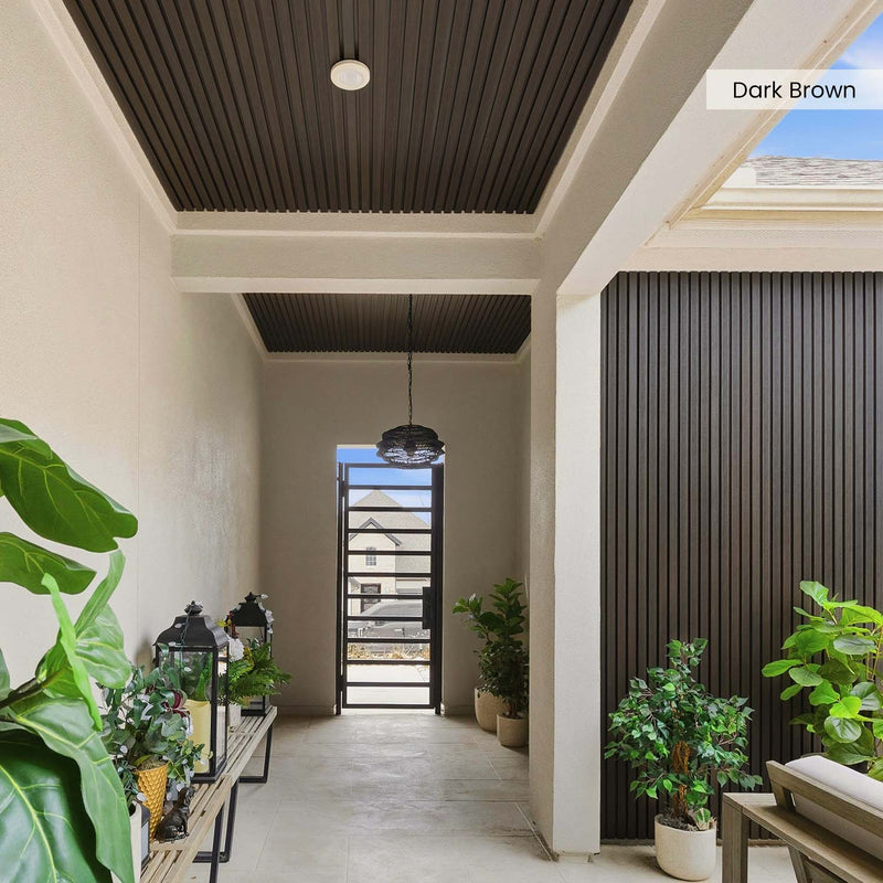 Composite Wide Slat Cladding