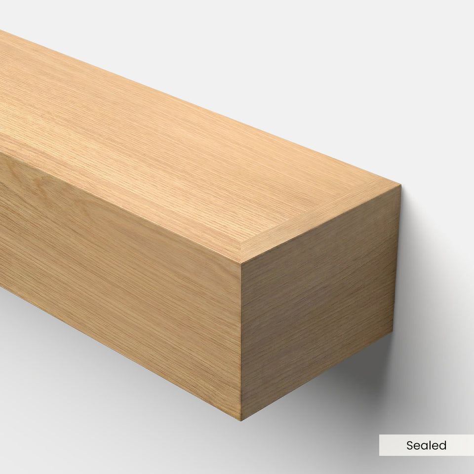 Modern White Oak Mantels