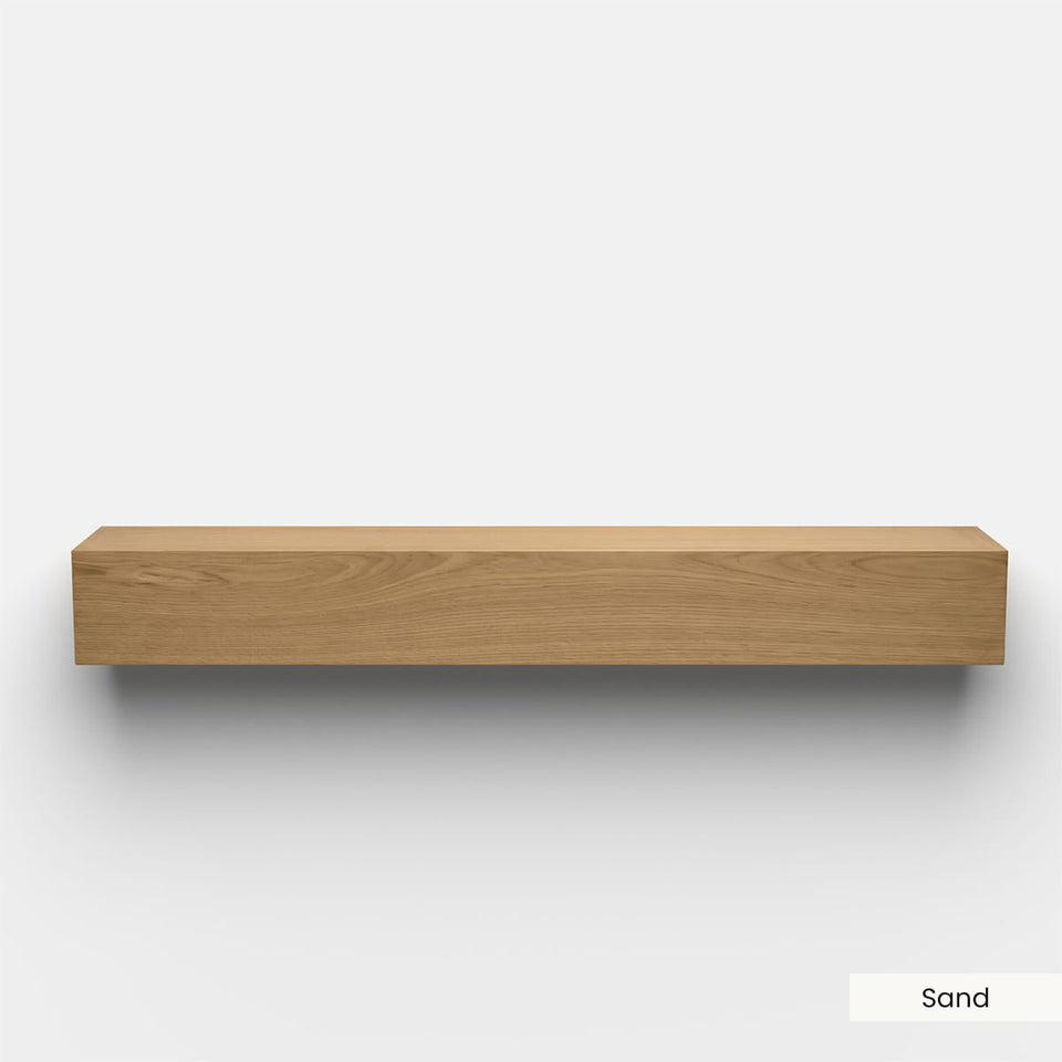 Modern White Oak Mantels