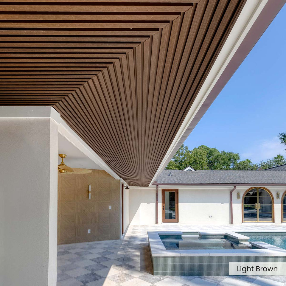 Composite Narrow Slat Exterior Cladding (16.8 SF)