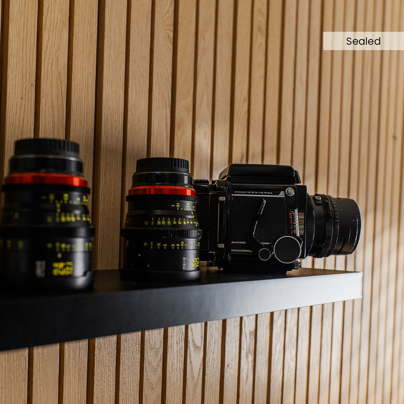 Solid Oak Slat Wall Panels