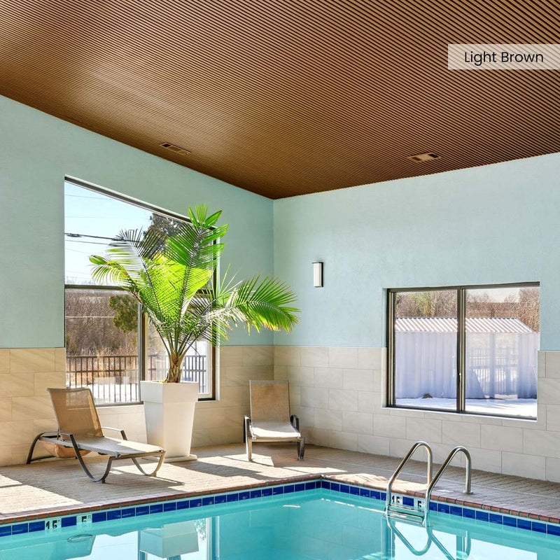 Composite Wide Slat Cladding