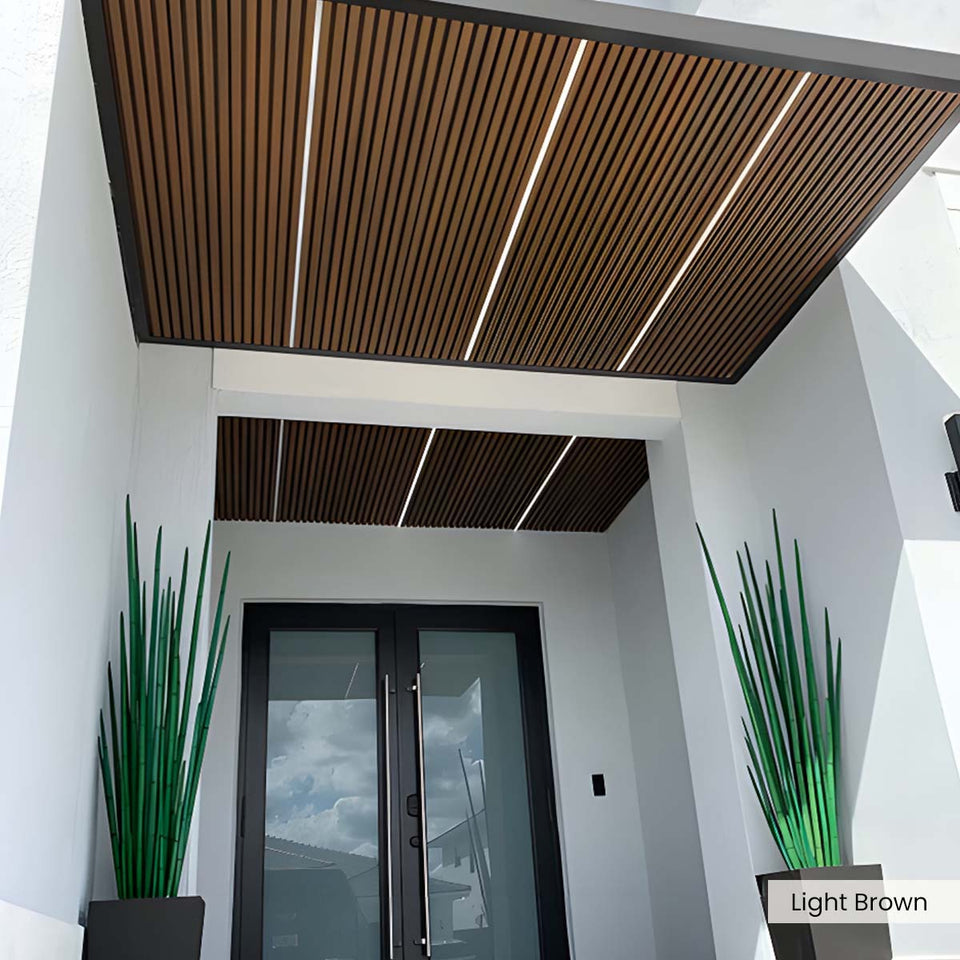 Composite Narrow Slat Exterior Cladding (25.2 SF)