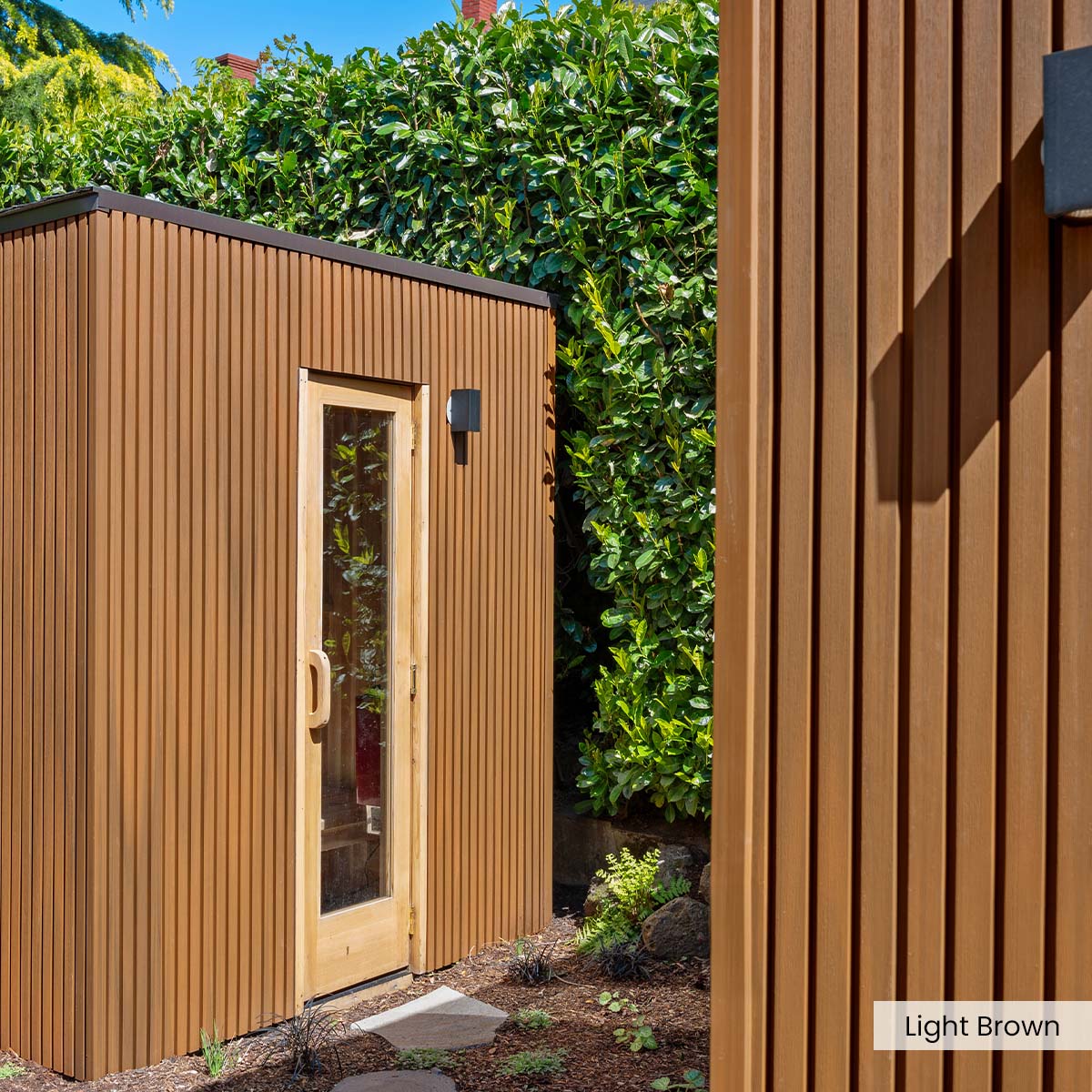 Composite Wide Slat Exterior Cladding (21 SF) – WoodPlank