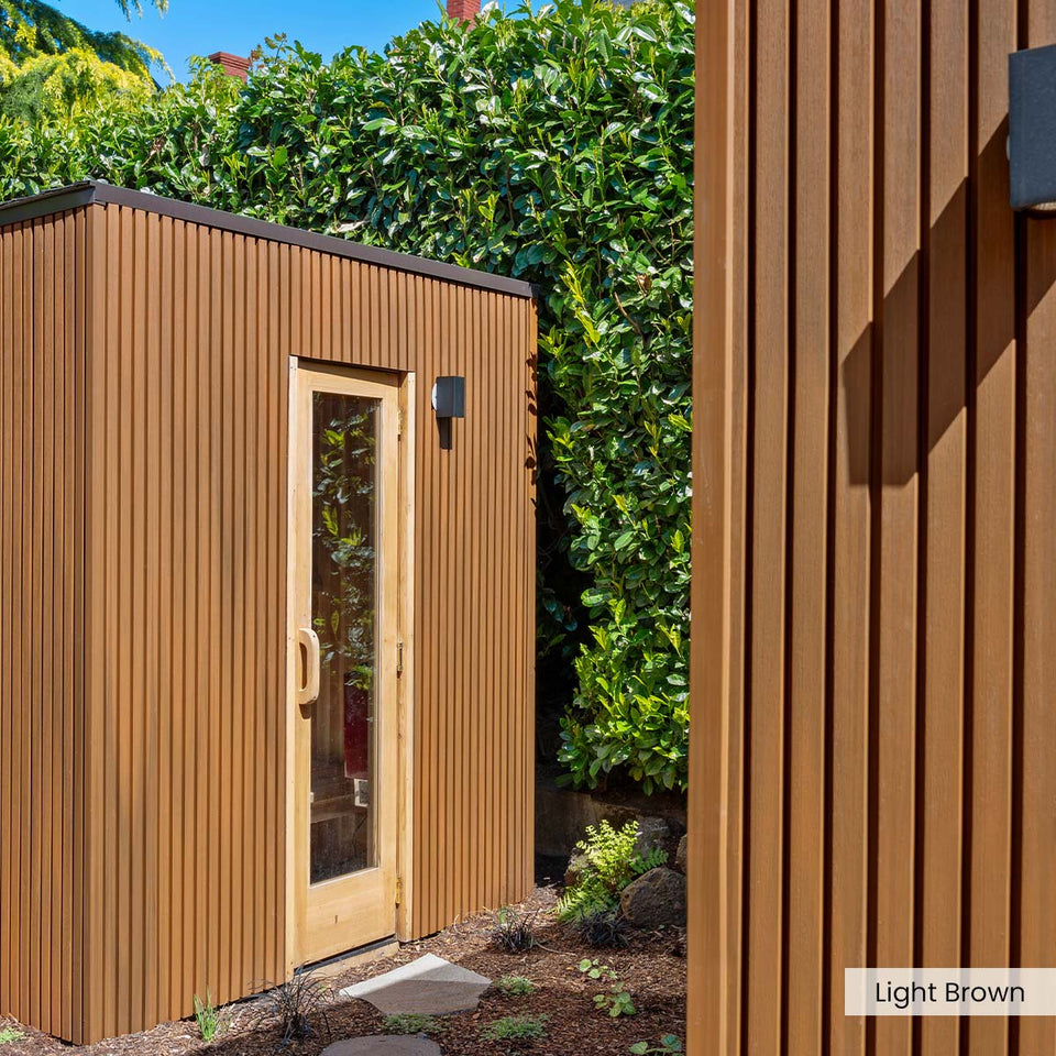 Composite Wide Slat Exterior Cladding (21 SF)