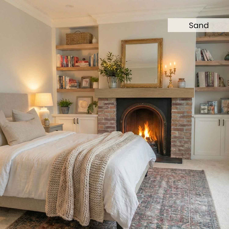 Modern White Oak Mantels