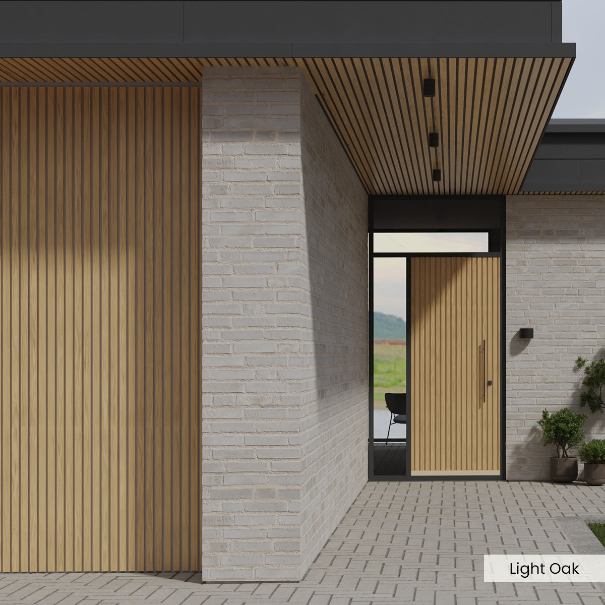 Sf10 Cladding Composite Wide Slat Exterior Cladding / Wall Panels (21 SF) | WoodPlank