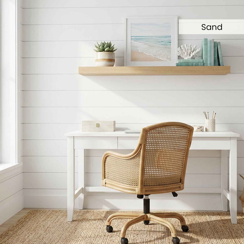 White Oak Floating Shelves