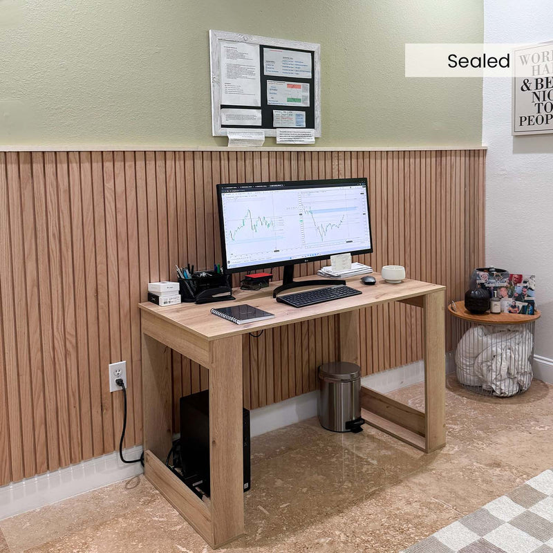 Solid Oak Slat Wall Panels