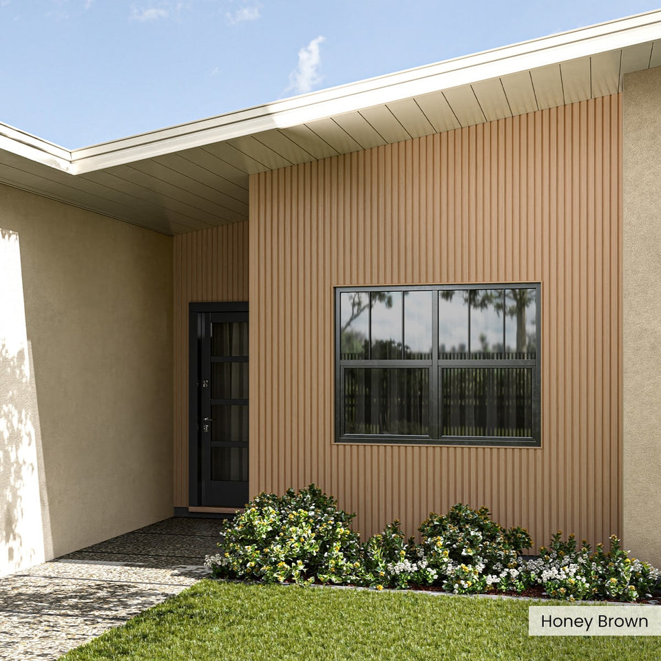 Composite Wide Slat Exterior Cladding (21 SF)