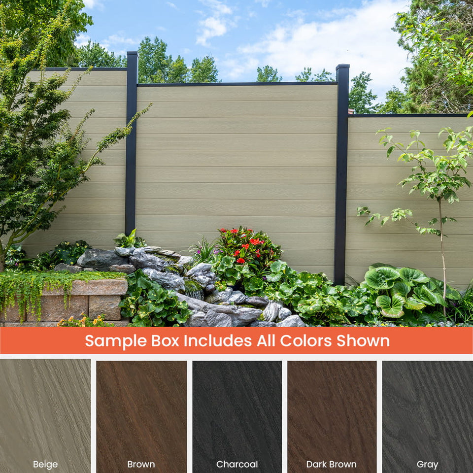 Composite Fence Panel Samples