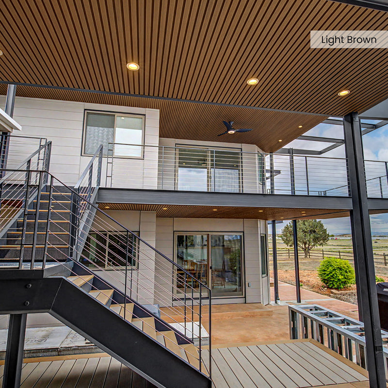 Composite Wide Slat Cladding