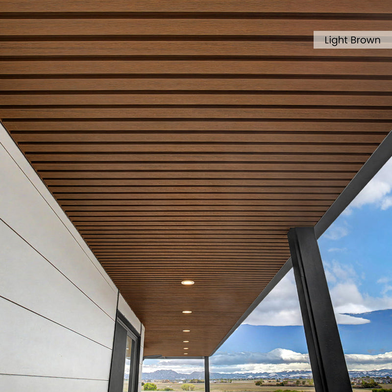 Composite Wide Slat Cladding