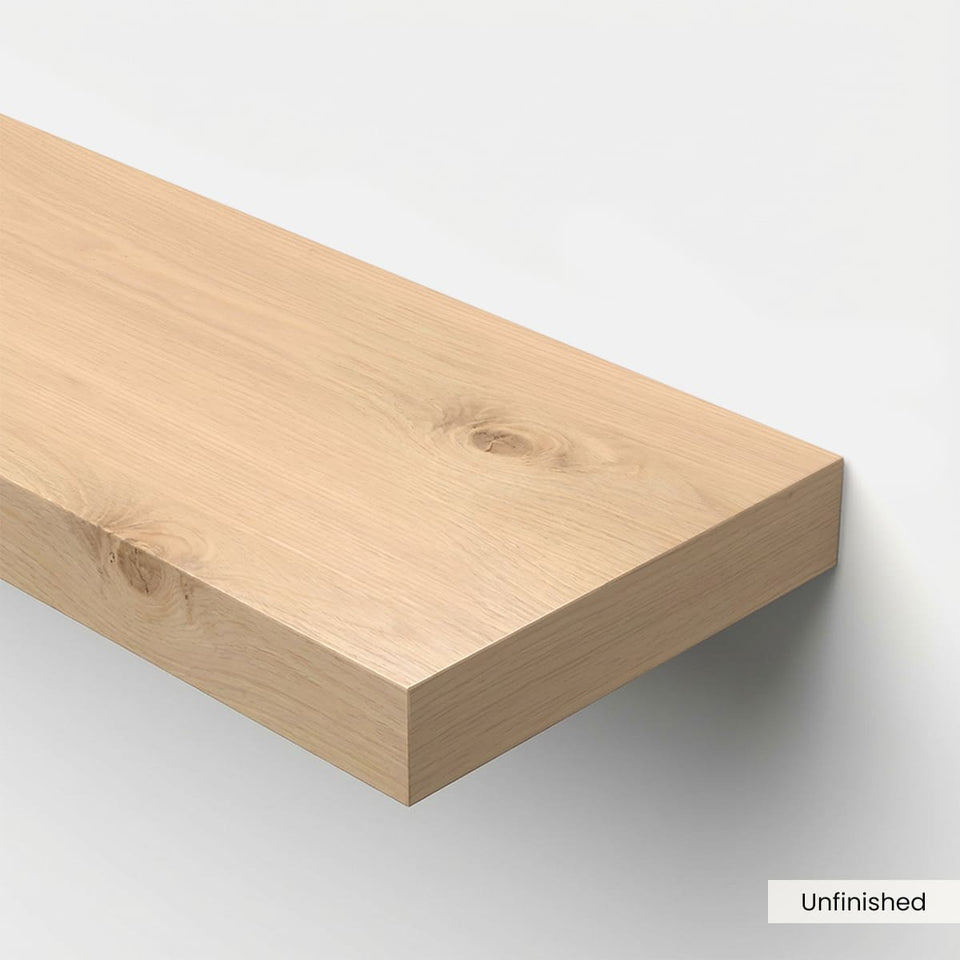 Unfinished Floating Shelves (Ready to Paint or Stain)