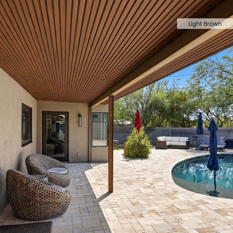 Composite Wide Slat Cladding
