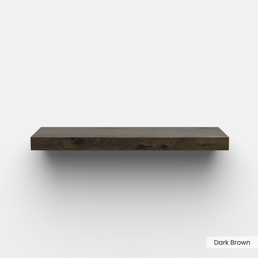 Floating Wood Shelves (w/ Hardware)
