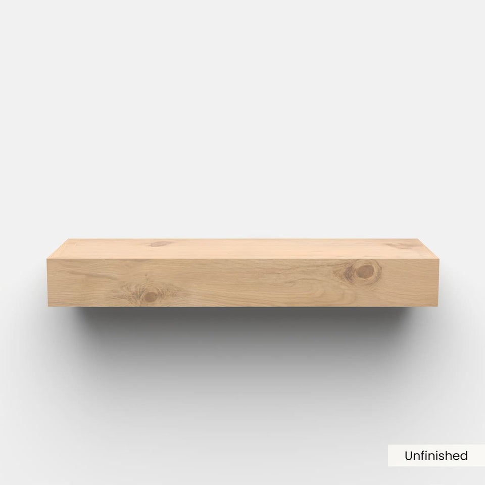 Unfinished Floating Shelves (Ready to Paint or Stain)