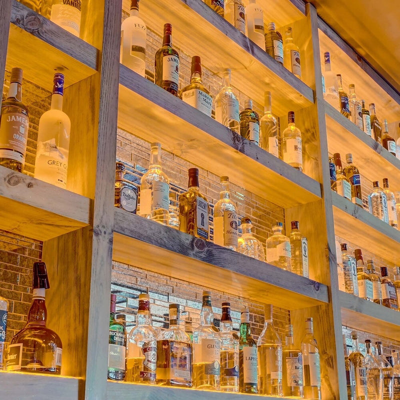 Floating Wood Shelves (w/ Hardware)