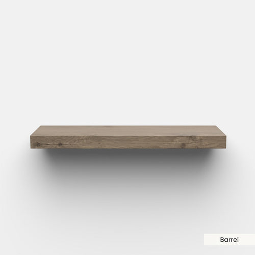 Floating Wood Shelves (w/ Hardware)