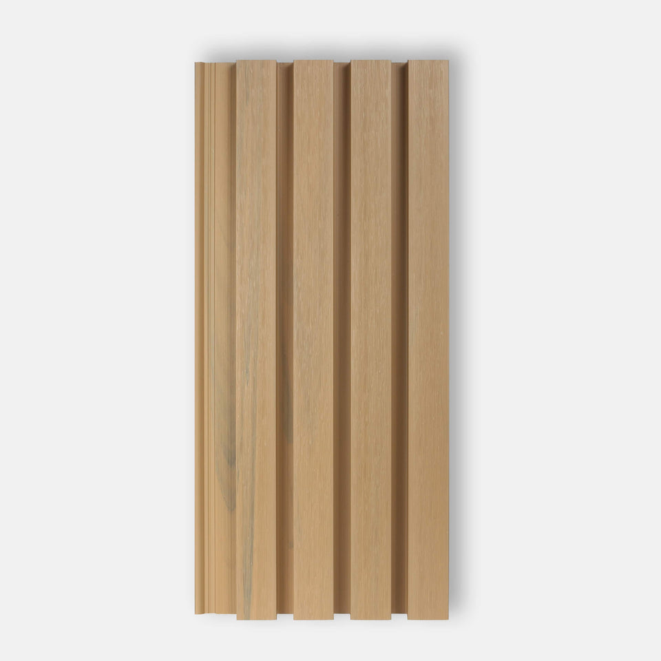 Composite Wide Slat Cladding (21 SF) - Honey Brown