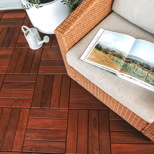Ipe Hardwood Deck Tiles (10 SF)