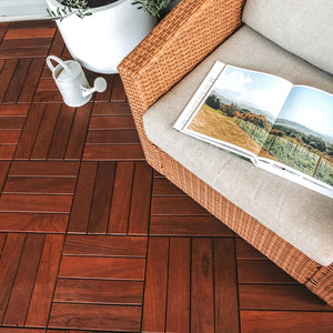 Ipe Hardwood Deck Tiles (10 SF)