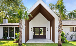 Charleston, SC | Composite Narrow Slat Cladding in Light Brown