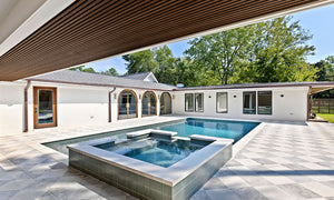 Charleston, SC | Composite Narrow Slat Cladding in Light Brown