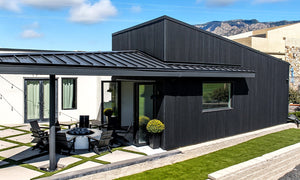 Albuquerque, NM | Composite Wide Slat Cladding in Black