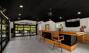 Savannah, GA | Composite Wide Slat Cladding in Black