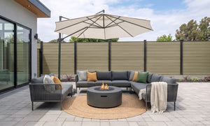 Austin, TX  | Composite Fence Kit in Beige 