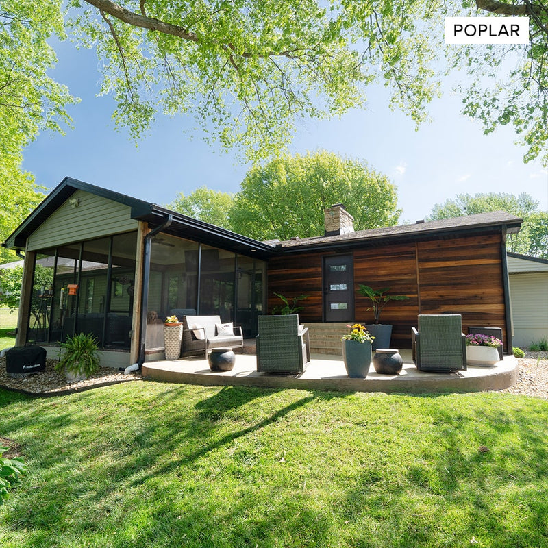Modern Exterior Wood Cladding (15 SF)