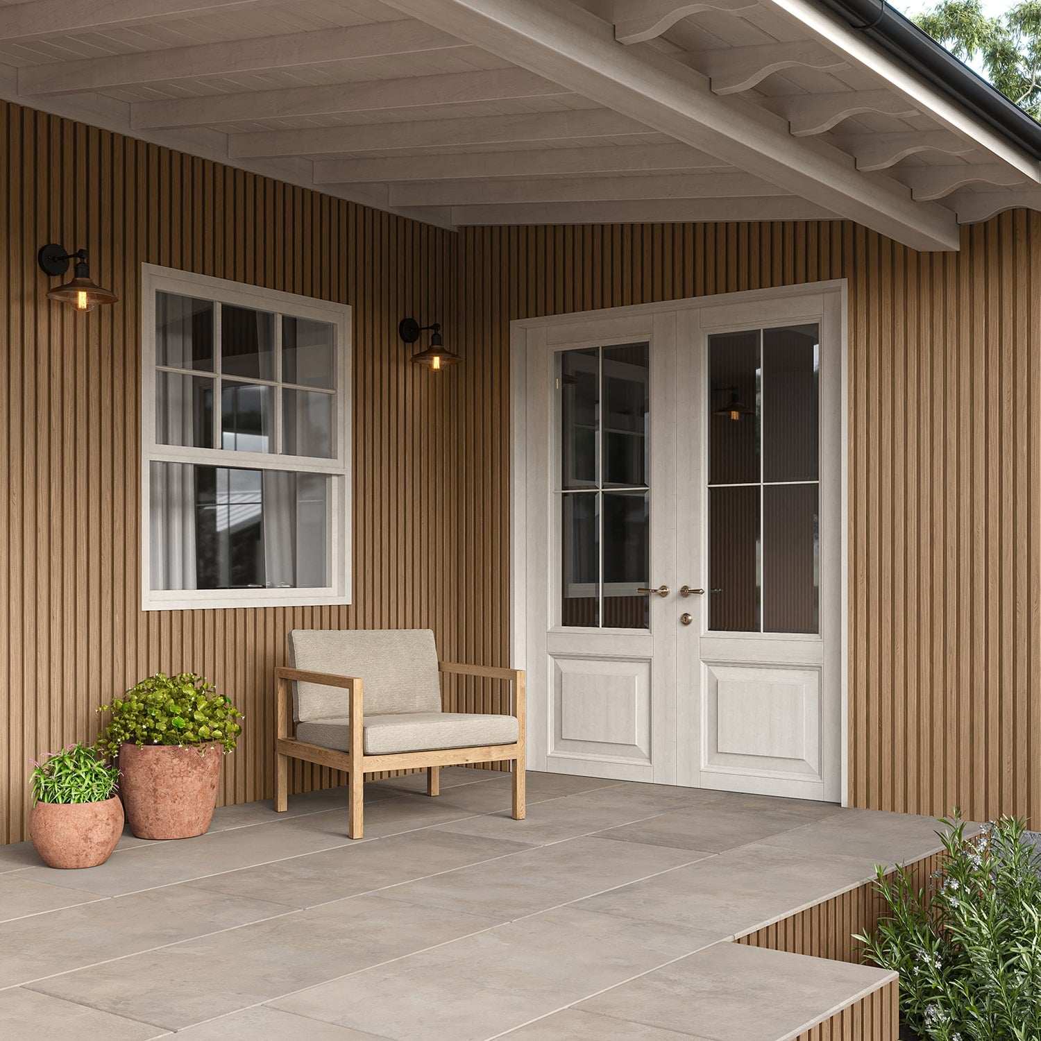 Composite Wide Slat Cladding (21 SF) - Honey Brown – WoodPlank