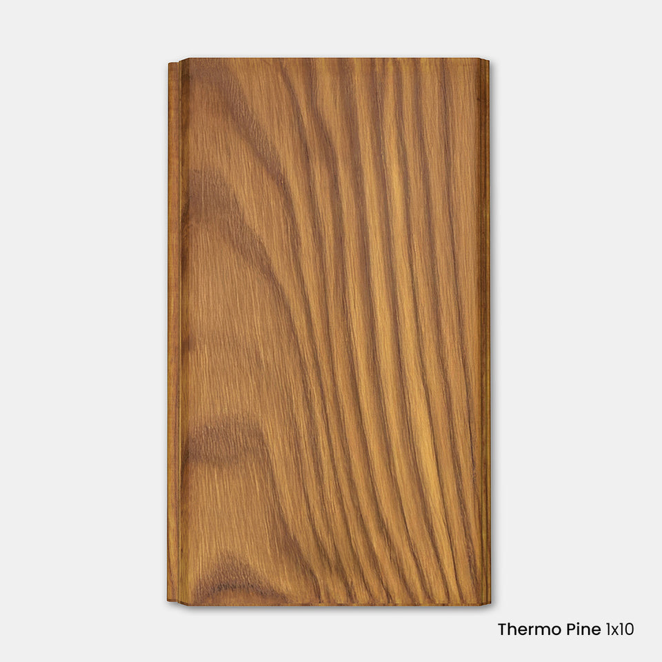Wide Plank Thermo Wood Cladding (15 SF)